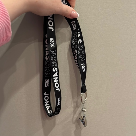 jonas brothers Accessories - BRAND NEW! Jonas Con 2025 Lanyard with metal clip